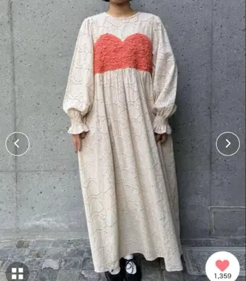 [ CIAOPANIC ] 베어 디자인 도킹 레이스 원피스