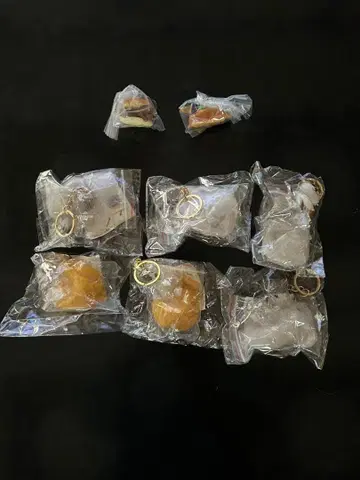 강아지 메모리얼 키링 6개 강아지 빵 키링 2개 세트