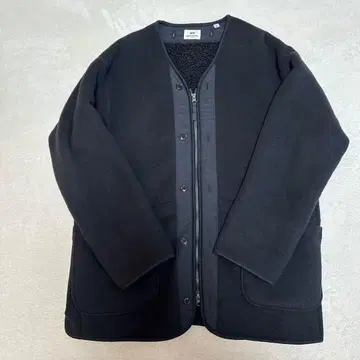 Engineered Garments 블랙 플리스 자켓