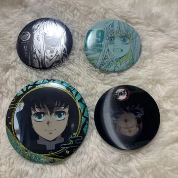 애니메이션 캐릭터 캔뱃지 4개 세트