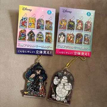 디즈니 이층 아크릴 키링 베이맥스 재스민