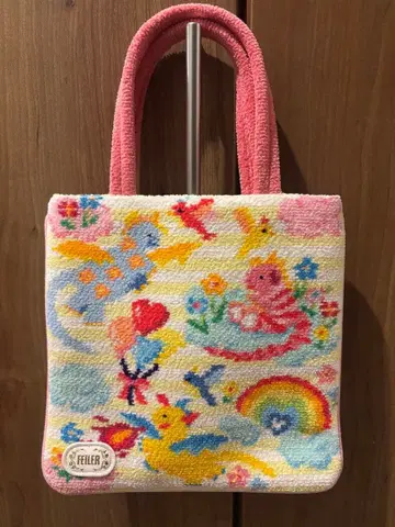 FEILER 컬러풀 해피 드래곤 핸드백 체스티 콜라보