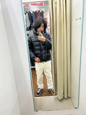 Edwin 화이트 데님 팬츠 swag star team