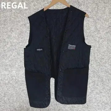 REGAL 블랙 퀼팅 베스트
