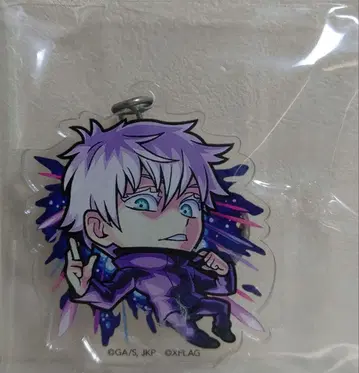 고죠 사토루 몬스터 스트라이크 콜라보 아크릴 키링