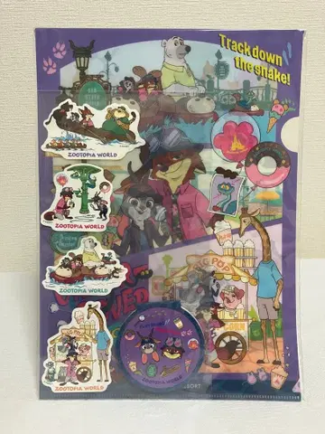 [엽서 없음] 주토피아 2 문구 세트 디즈니 리조트