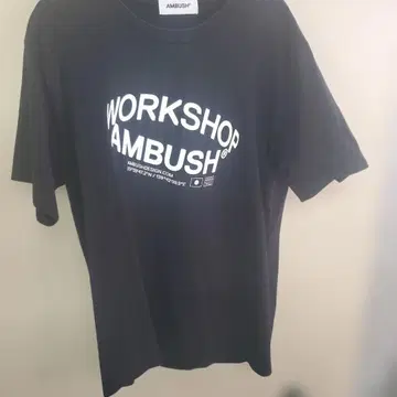 AMBUSH WORKSHOP 블랙 T셔츠