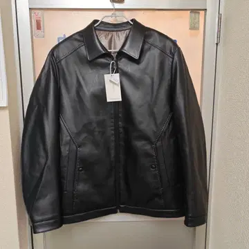 블랙 가죽 자켓 큰 사이즈