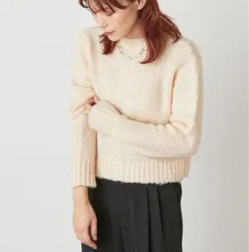 모헤어 숏 가디건 숏 가디건 숏 기장 니트 베이지