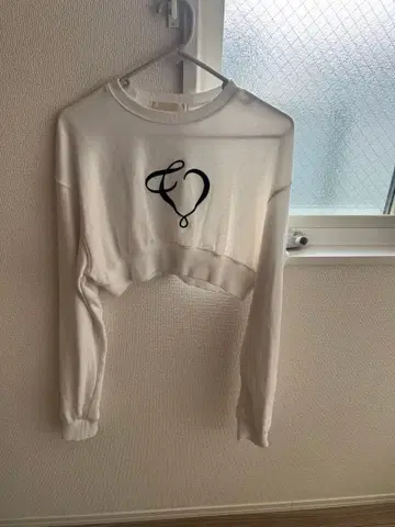 더 버진즈 크롭 맨투맨