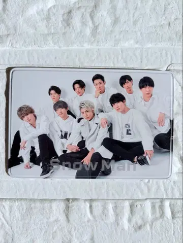 Snow Man 팬클럽 FC 조기 가입 혜택 회원증 슬리브 케이스