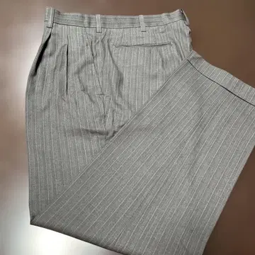 이탈리아제 울 스트라이프 슬랙스