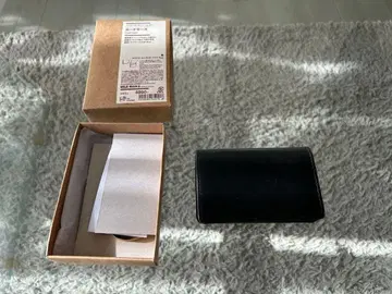 무인양품 베지터블 탄닌 가죽 카드 케이스