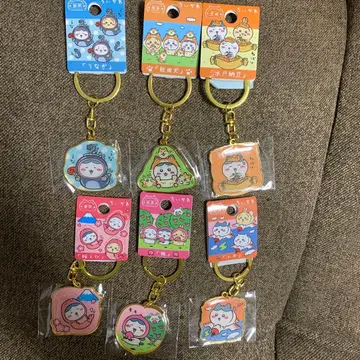 치이카와 (먼작귀) 지역 한정 키링 5개 세트