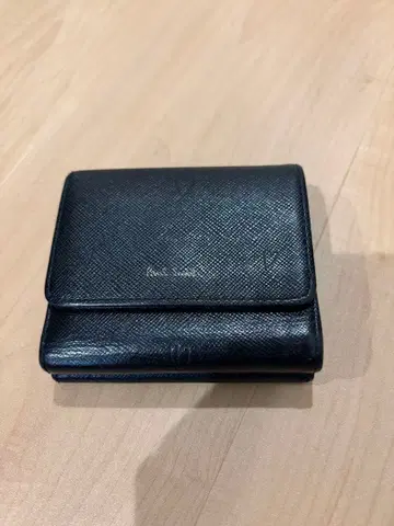 Paul Smith 폴스미스 3단 폴더형 지갑 가마구치 가죽 블랙