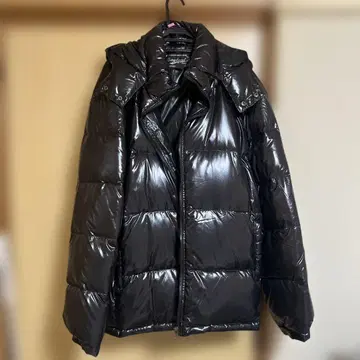 Bayleaf 블랙 다운 자켓 L