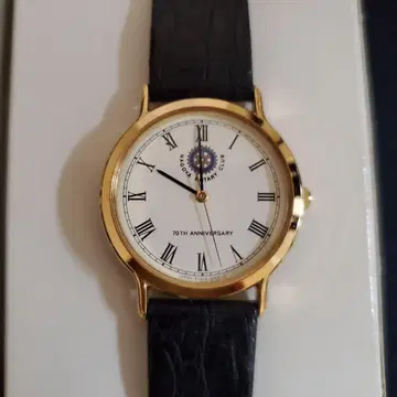 레어 로터리 클럽 손목시계 RICOH 골드