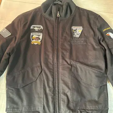 De Rosso 블랙 MA-1 자켓