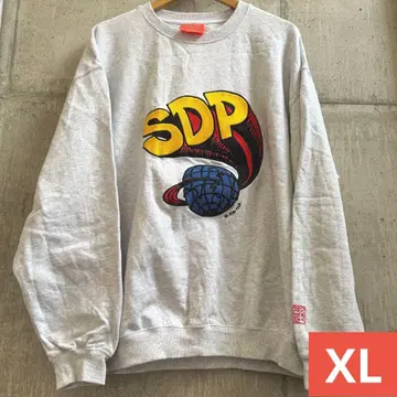 슈차다라파 자수 로고 맨투맨 애쉬 그레이 XL 사이즈