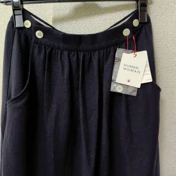 새상품 택 포함 휴먼 우먼 울 스커트