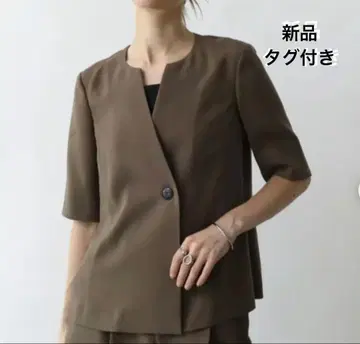 새상품 aga 정가 2만 4000엔 노카라 자켓 스콧 클럽