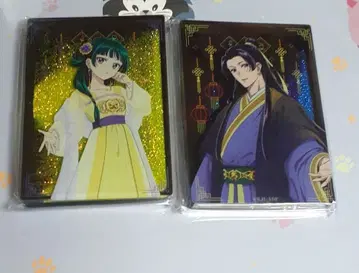 약사의 혼잣말 전시회 글리터 아크릴 블록 마오마오 & 임시 세트