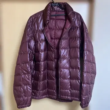 프리미엄 다운 버건디 다운 자켓 4L