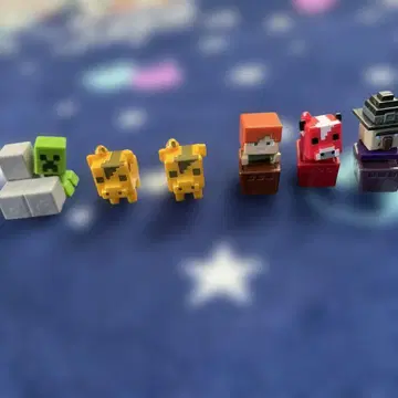 Minecraft 미니 피규어 6개 세트