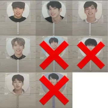 SEVENTEEN 원우 부채 5장 세트