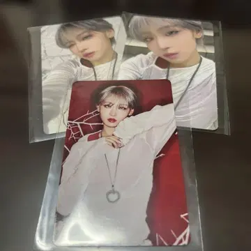 지수 하나 트레이딩 카드 3장 세트 로제