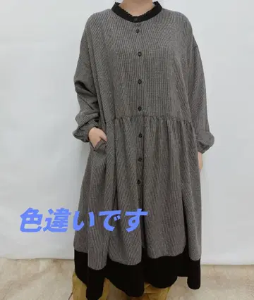 fu-ai 새상품 하운드투스 체크 패턴 원피스