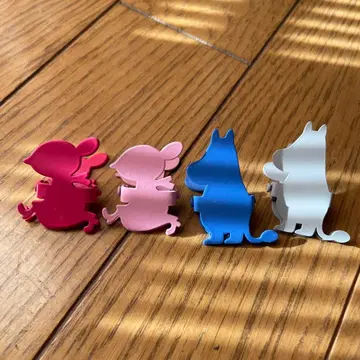 미샤 무민 클립 세트 4개