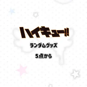 하이큐 랜덤 굿즈 5개~