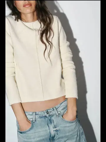ZARA 소프트 리브 니트 스웨터