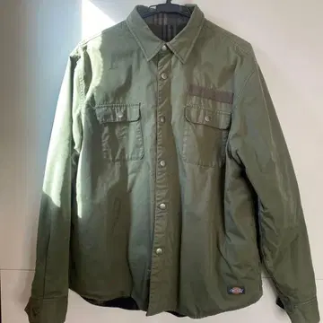 Dickies 디키즈 리버서블 워크 자켓 체크 x 올리브