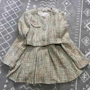 Darich (다리치) 팬시 트위드 숏 자켓 & 미니 스커트