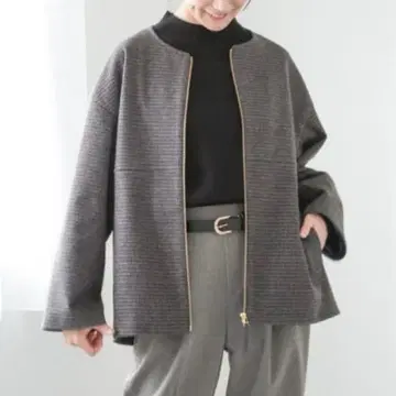 글로벌 워크 가벼운 스트레치 미들 코트 M