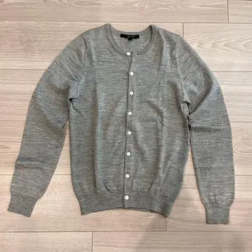 MACPHEE 울 100% 그레이 가디건 사이즈 1