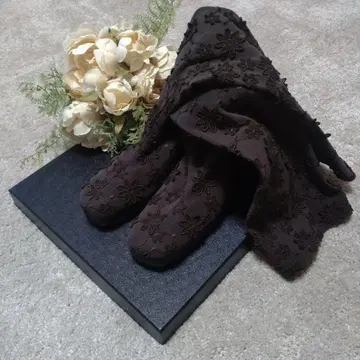 꽃 레이스 스트레치 부츠