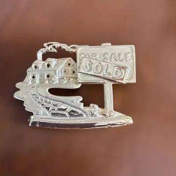 빈티지 AJC 부동산 브로치