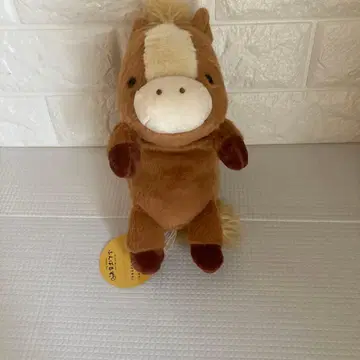 굼벵이즈 봉제 인형 브라운 말 양띠 해 한정판 봉제 인형