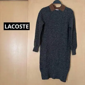 라코스테 그레이 원피스 울 100%
