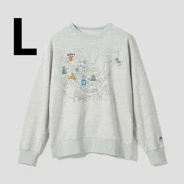 L 사이즈 모리오초 맵 쭈리 맨투맨 그라니프 죠죠의 기묘한 모험