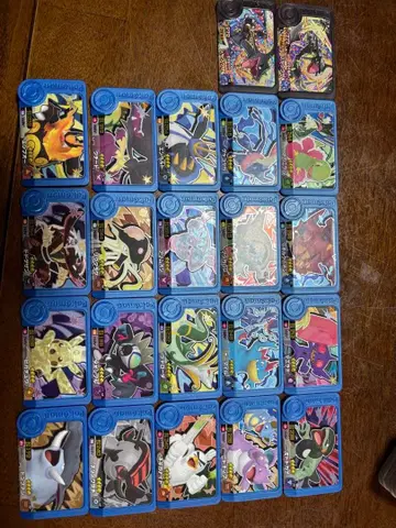 포켓몬 프렌다 메자스타 블랙 택 레쿠자 2장 블루 택 묶음 판매