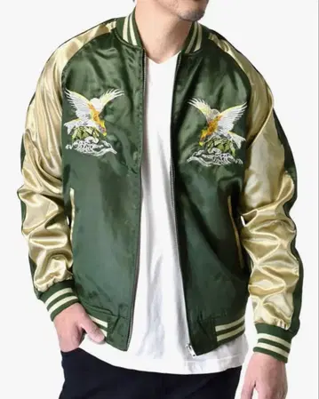 ARUGE 스카잔 남성용 MA-1 가을 겨울 그린