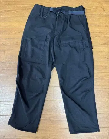 Y3 블랙 카고 팬츠