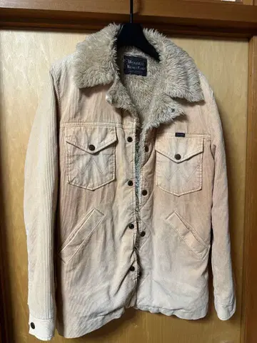 Wrangler 플리스 카라 부착 데님 자켓 M 아메리칸 러그 씨