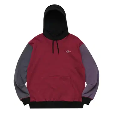 WHIMSY PANELD HOODIE BURGUNDY 후드티 XL 사이즈