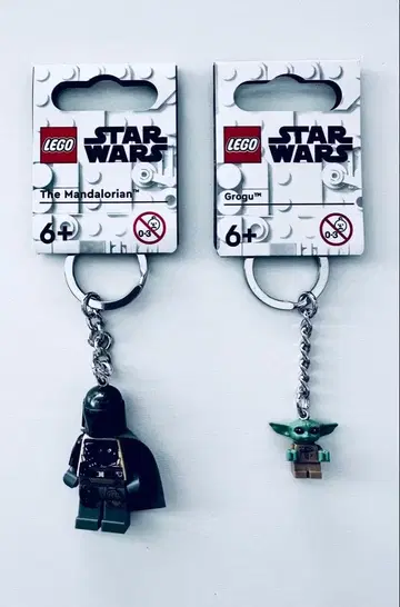 LEGO 스타 워즈 키링 키링 만달로리안 & 그로구