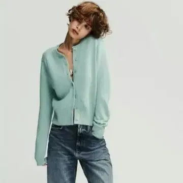 ZARA 플레인 니트 가디건